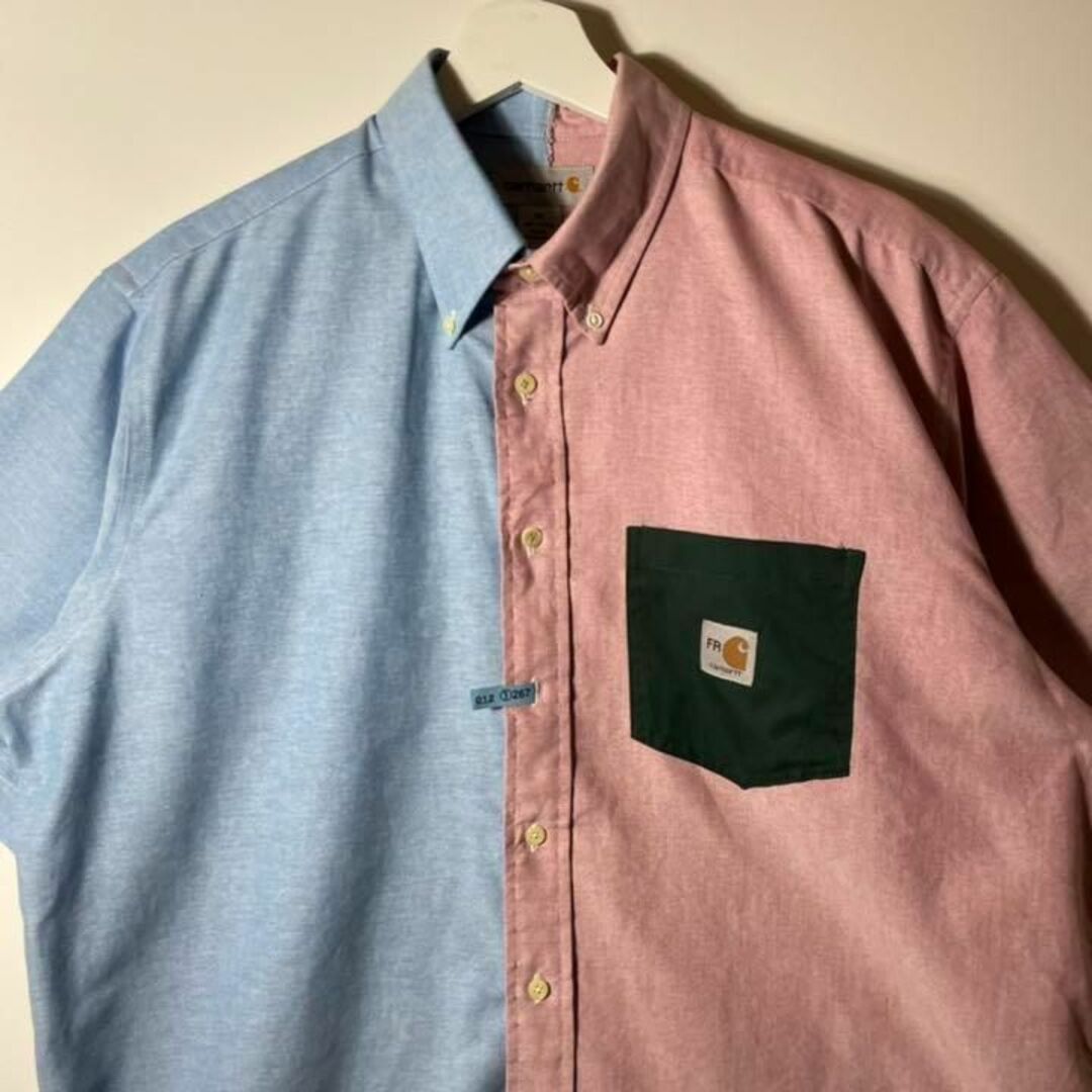 carhartt(カーハート)の希少❗️【アメリカ古着】カーハートオックスフォードシャツビッグシルエットBD メンズのトップス(シャツ)の商品写真