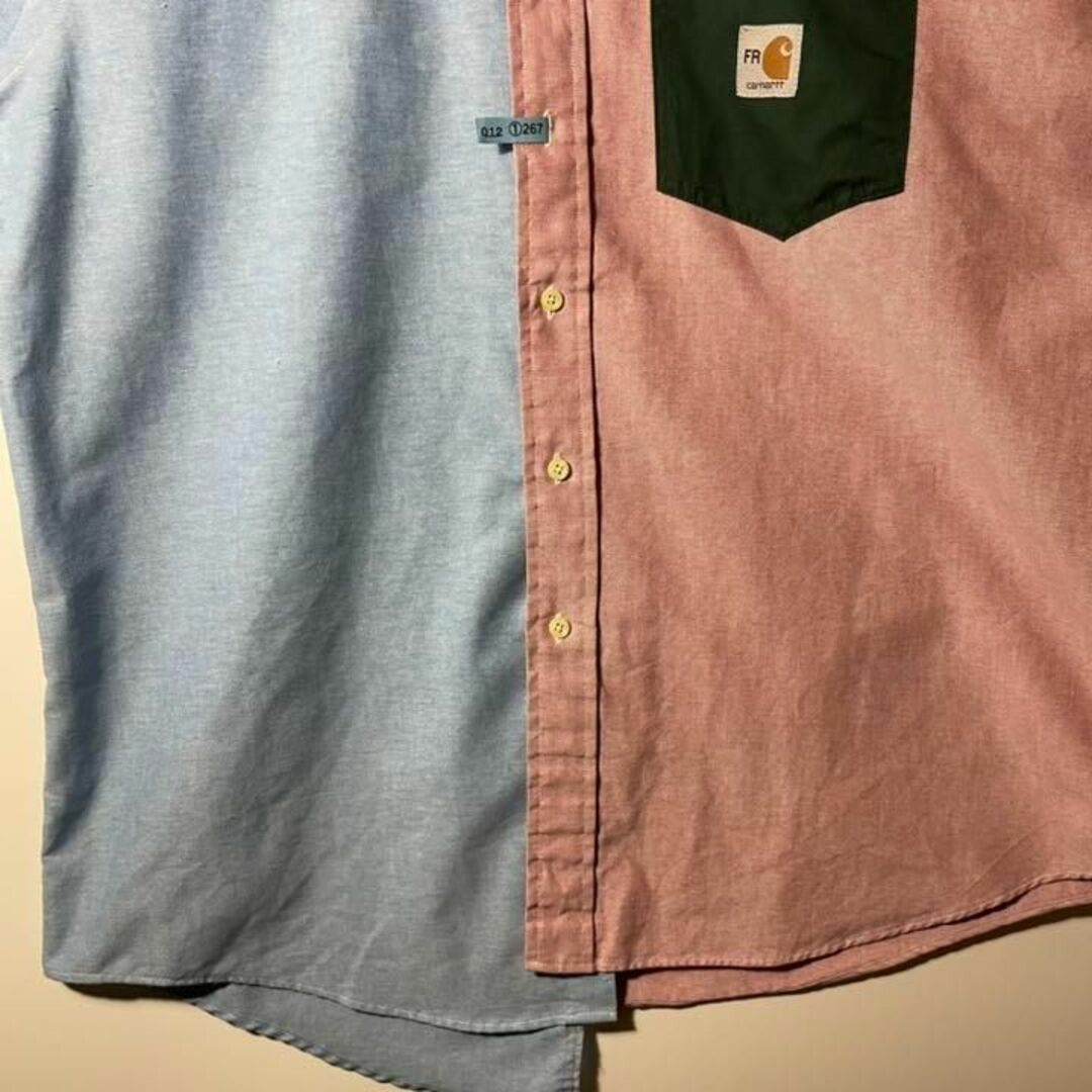 carhartt(カーハート)の希少❗️【アメリカ古着】カーハートオックスフォードシャツビッグシルエットBD メンズのトップス(シャツ)の商品写真