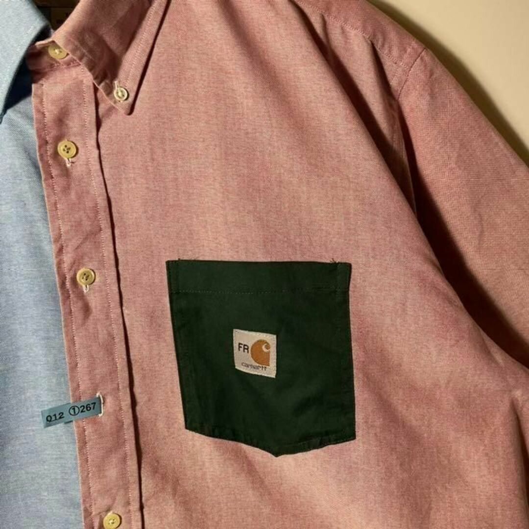 carhartt(カーハート)の希少❗️【アメリカ古着】カーハートオックスフォードシャツビッグシルエットBD メンズのトップス(シャツ)の商品写真