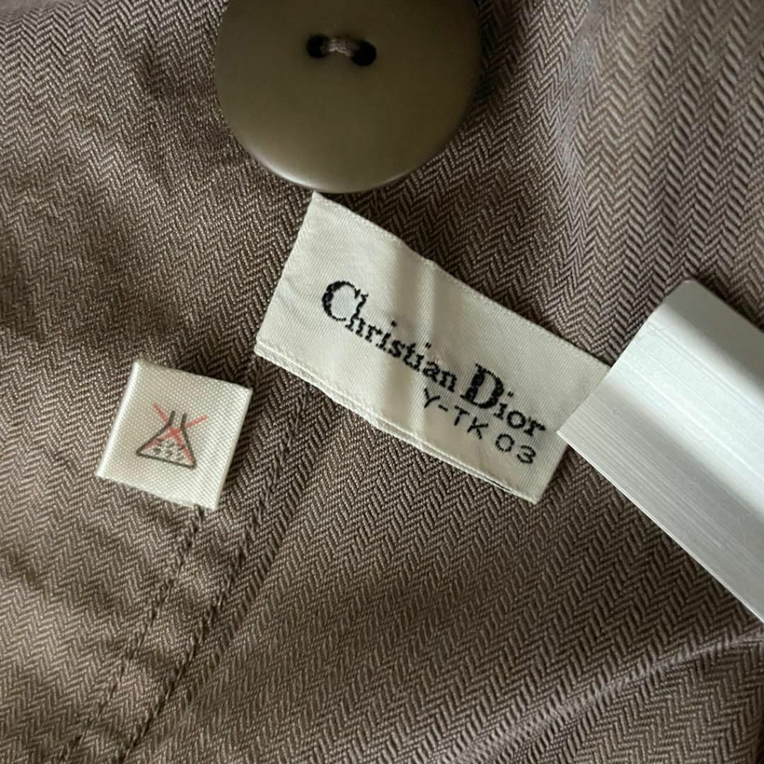 Christian Dior(クリスチャンディオール)の美品！希少！【Dior❗️】コックシャツ　レトロ　古着女子　唯一無二 レディースのトップス(シャツ/ブラウス(長袖/七分))の商品写真