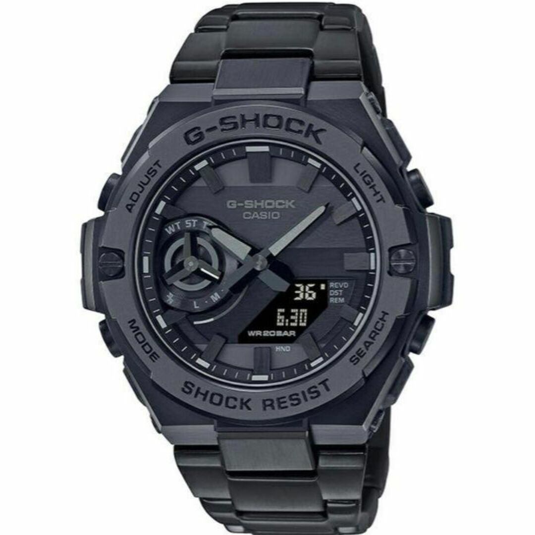 【新品】CASIO カシオ G-SHOCK GST-B500BD-1AJF 黒