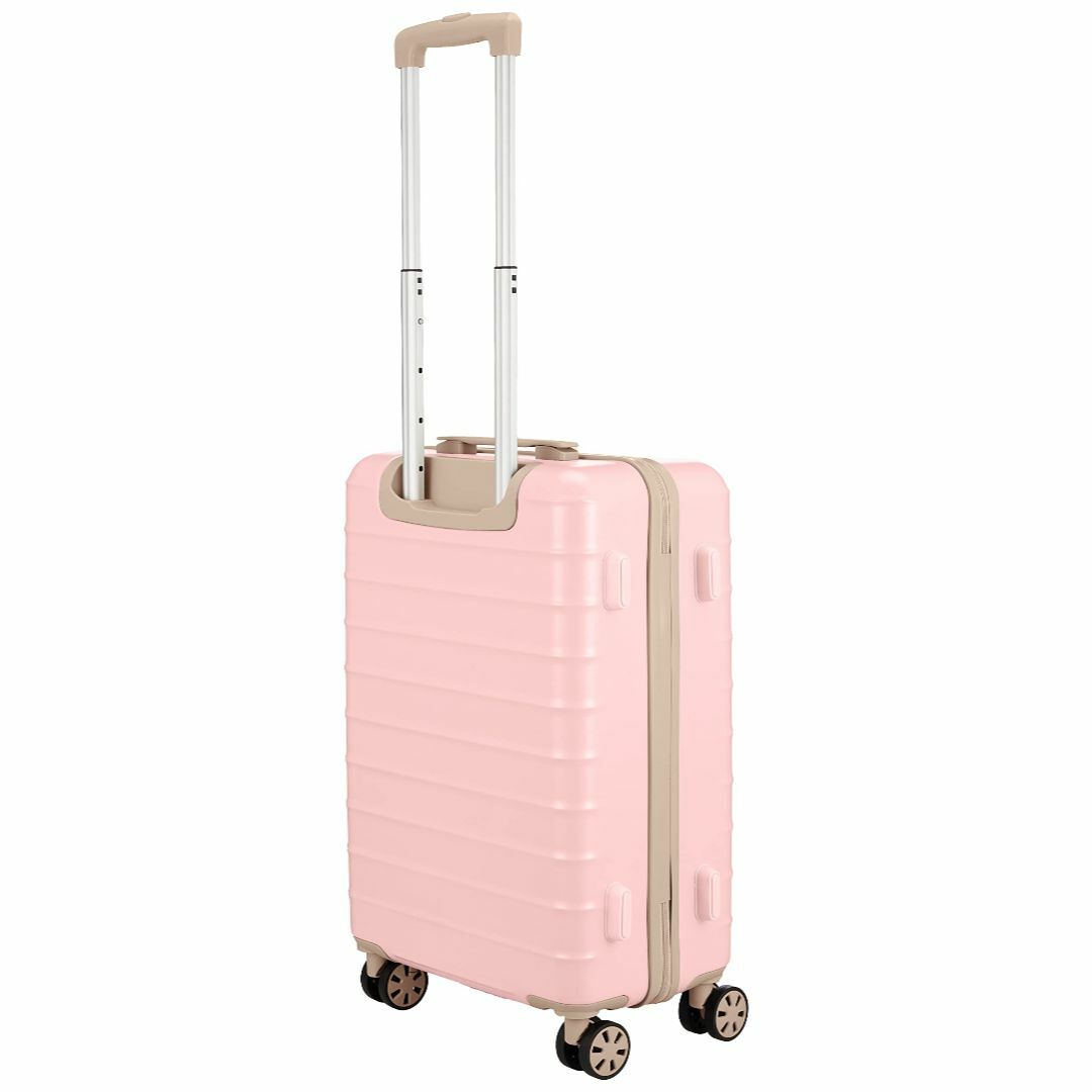 【色: ピンク】[エース トーキョー] スーツケース mサイズ 3泊4日 4泊5