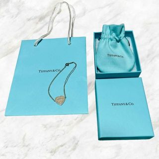 ティファニー(Tiffany & Co.)の【新品】Tiffany&co. ハート タグ ダブル チェーン ブレスレット(ブレスレット/バングル)