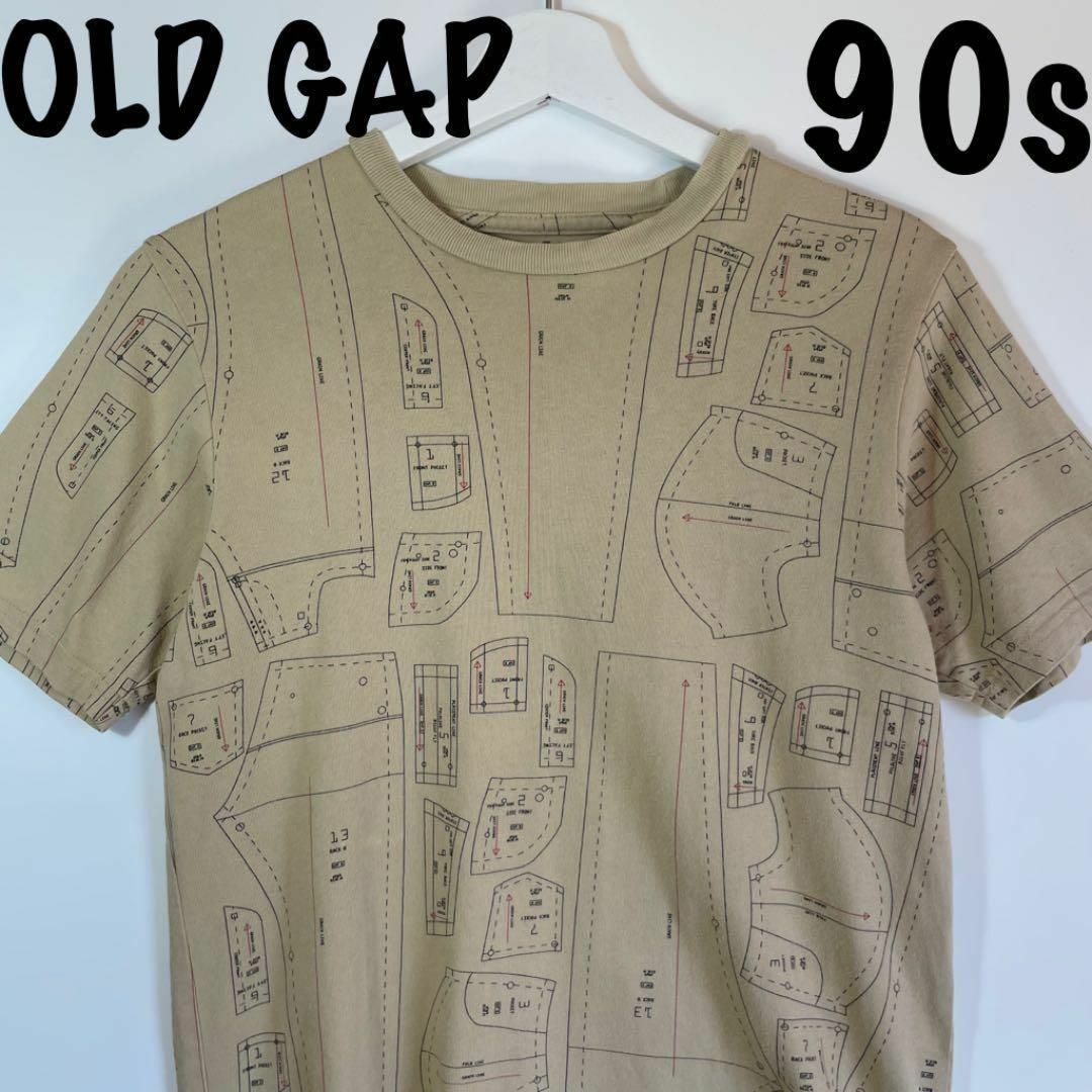 美品!【アメリカ古着❗️】オールドギャップ OLDGAP パタンナー柄-