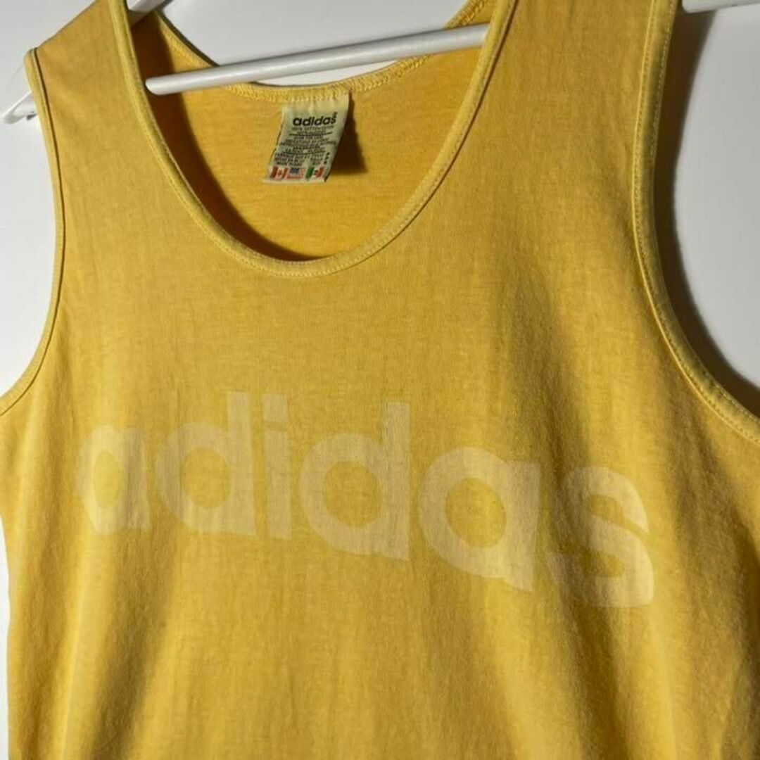 adidas(アディダス)の激レア【アメリカ古着❗️】80s アディダス　アメリカ製　USA製　タンクトップ メンズのトップス(タンクトップ)の商品写真