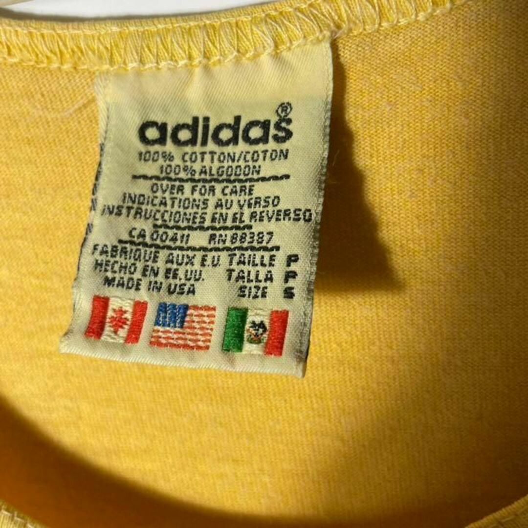 adidas(アディダス)の激レア【アメリカ古着❗️】80s アディダス　アメリカ製　USA製　タンクトップ メンズのトップス(タンクトップ)の商品写真