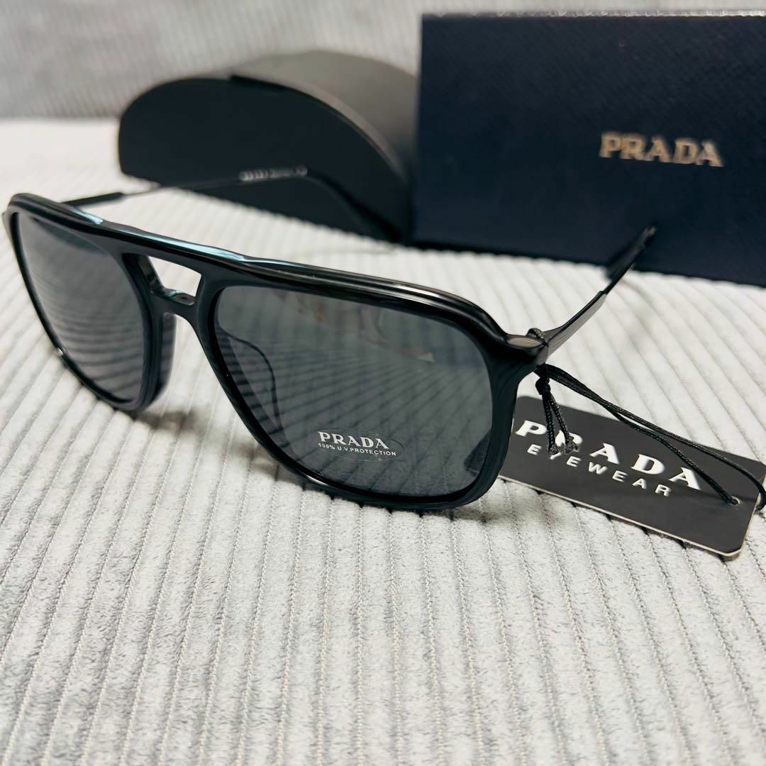 【新品】PRADA プラダ ブラックサングラス 0PR-06VS-1AB1A1