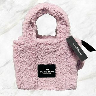 マークジェイコブス(MARC JACOBS)の【新品】マークジェイコブス　テディ　トートバッグ　パープル　ショルダー　本革(トートバッグ)