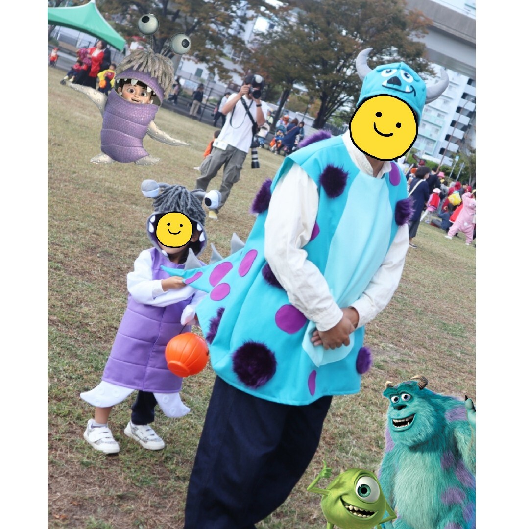 ハロウィン 仮装 モンスターズ インク ブー コスプレ 幼児 子供 ハロウィン 仮装 モンスターズ インク ブー コスプレ 幼児 子供