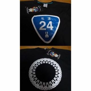 キューン(CUNE)の新品 cune キューン うさぎ 24周年記念 標識 Tシャツ XL 黒(Tシャツ(半袖/袖なし))