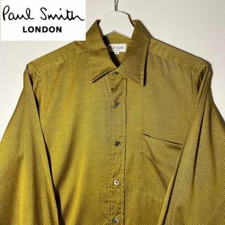 ポールスミス(Paul Smith)の【ポールスミス　ロンドン❗️】レトロ　古着　幾何学柄　シャツ　古着男子　古着女子(シャツ)