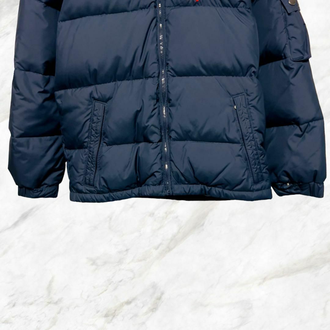 【美品】ポロラルフローレン フード付 ダウンジャケット ネイビー XL メンズのジャケット/アウター(ダウンジャケット)の商品写真