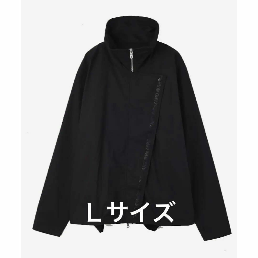 【大人気】ReZARD High-neck Nylon Jacket ブラックMサイズ着用サイズガイド