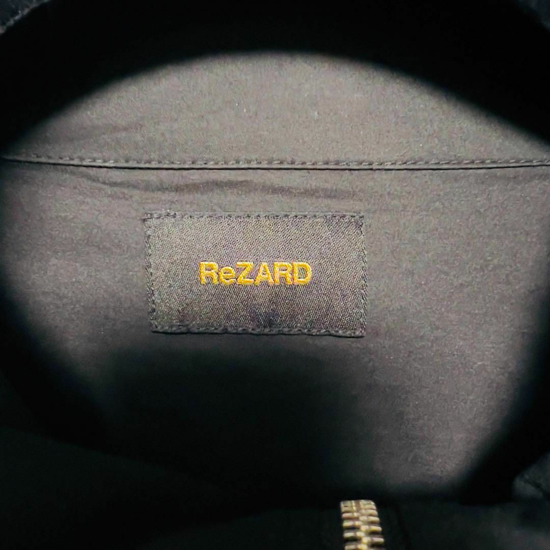 【大人気】ReZARD High-neck Nylon Jacket ブラックMサイズ着用サイズガイド