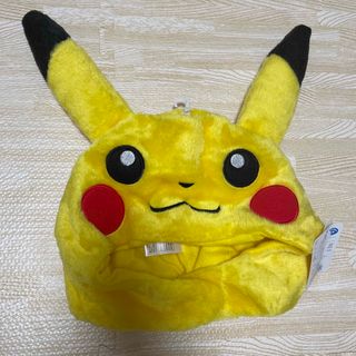 ポケモン(ポケモン)の【新品未使用】ピカチュウ　被り物　キャップ　コスプレ　フリーサイズ(キャラクターグッズ)