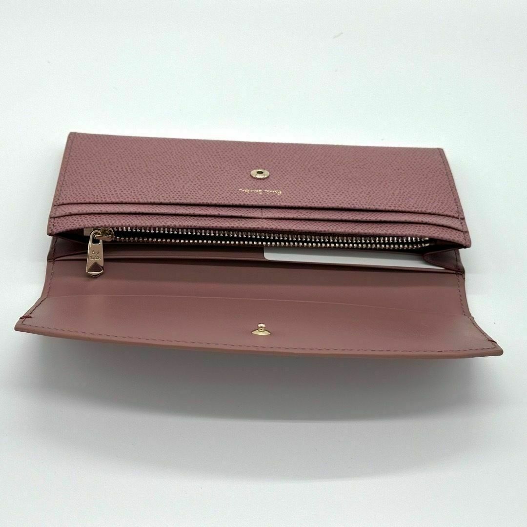 ポールスミス Paul Smith カラートリム ゴールド金具 レザー 長財布