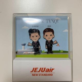 トウホウシンキ(東方神起)の★東方神起 チェジュ航空 ピンバッジ セット パイロット バージョン(アイドルグッズ)