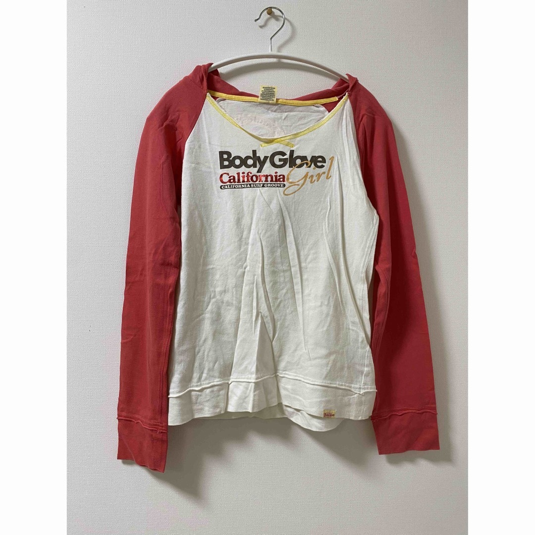 Body Glove(ボディーグローヴ)のBody Glove  サーフブランド　パーカーつき長Tシャツ メンズのトップス(Tシャツ/カットソー(七分/長袖))の商品写真