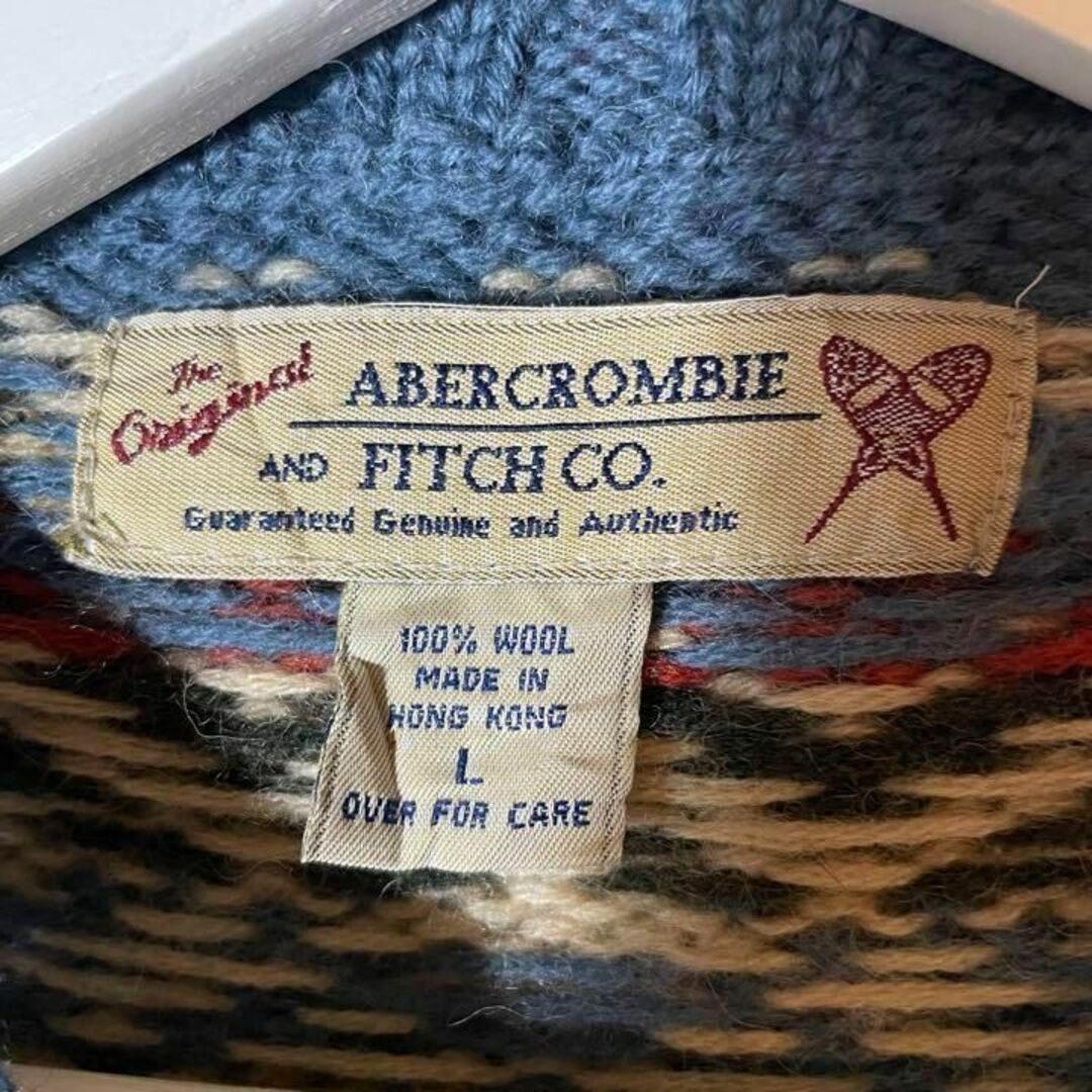 Abercrombie&Fitch(アバクロンビーアンドフィッチ)のアバクロ！あいみょん❗️90sVINTAGE超ビッグサイズ レトロ【USA古着】 レディースのトップス(ニット/セーター)の商品写真