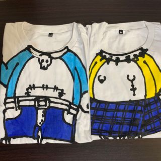 まとめ売り / パロディ ドラえもん&ドラミ Tシャツ 2点 / サイズ:M(Tシャツ/カットソー(半袖/袖なし))