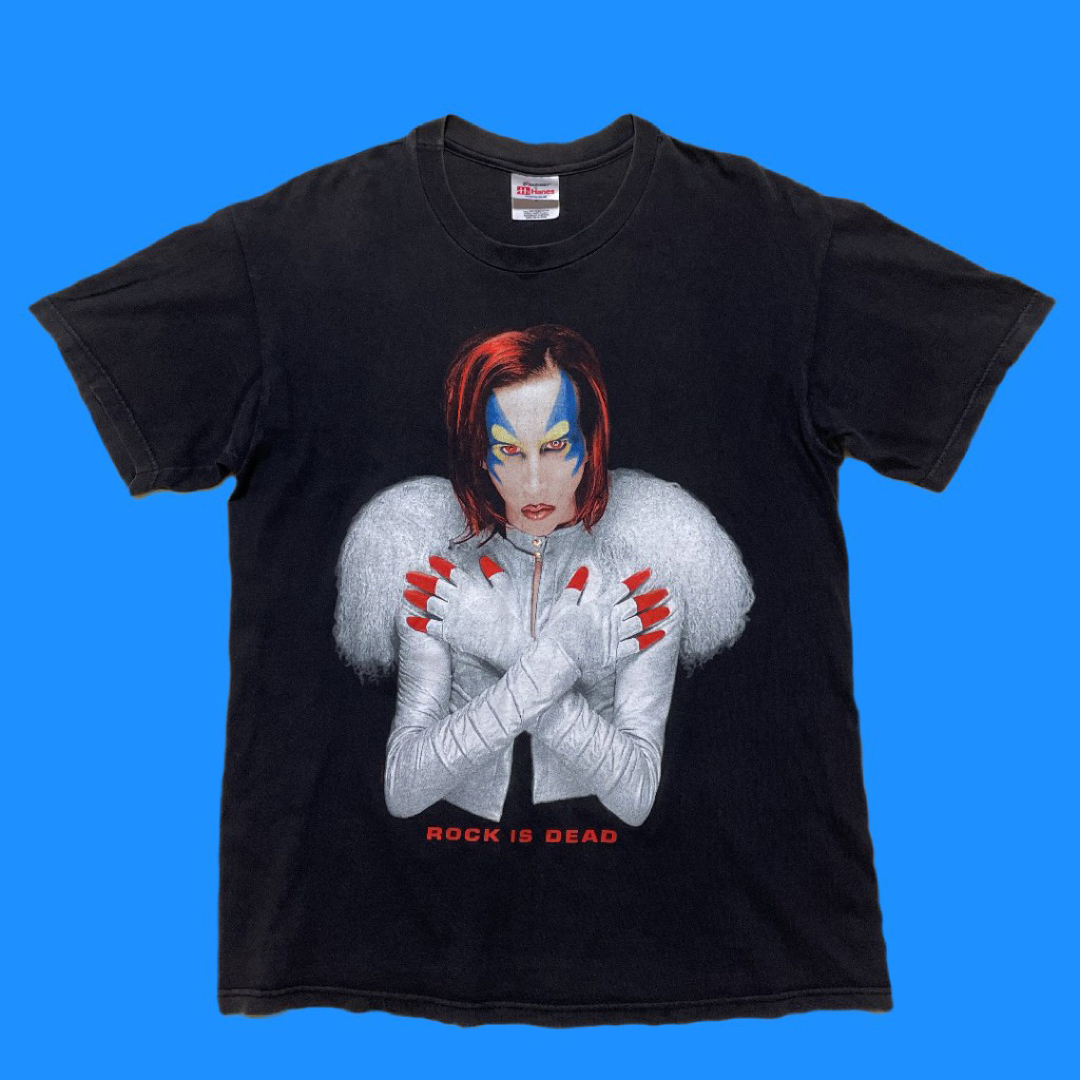 cm身幅90s MARILYN MANSON マリリンマンソン Tシャツ ビンテージ