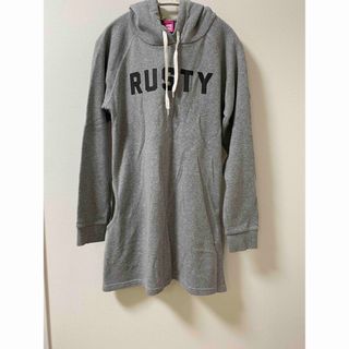 ラスティ(RUSTY)のRusty  サーフブランド　パーカーワンピース　期間限定お値下げ(パーカー)