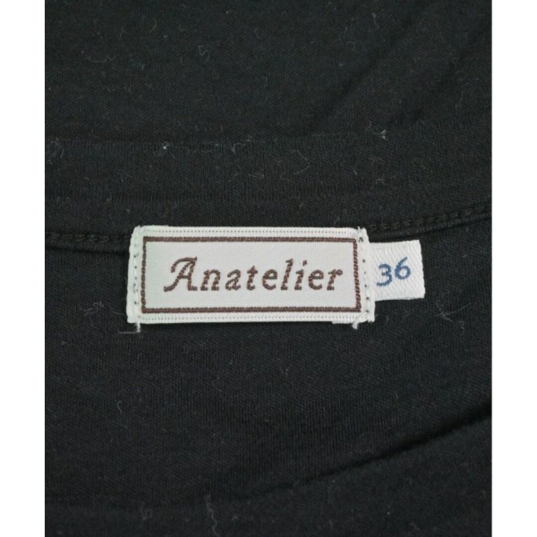 anatelier(アナトリエ)のanatelier アナトリエ Tシャツ・カットソー 36(S位) 黒 【古着】【中古】 レディースのトップス(カットソー(半袖/袖なし))の商品写真