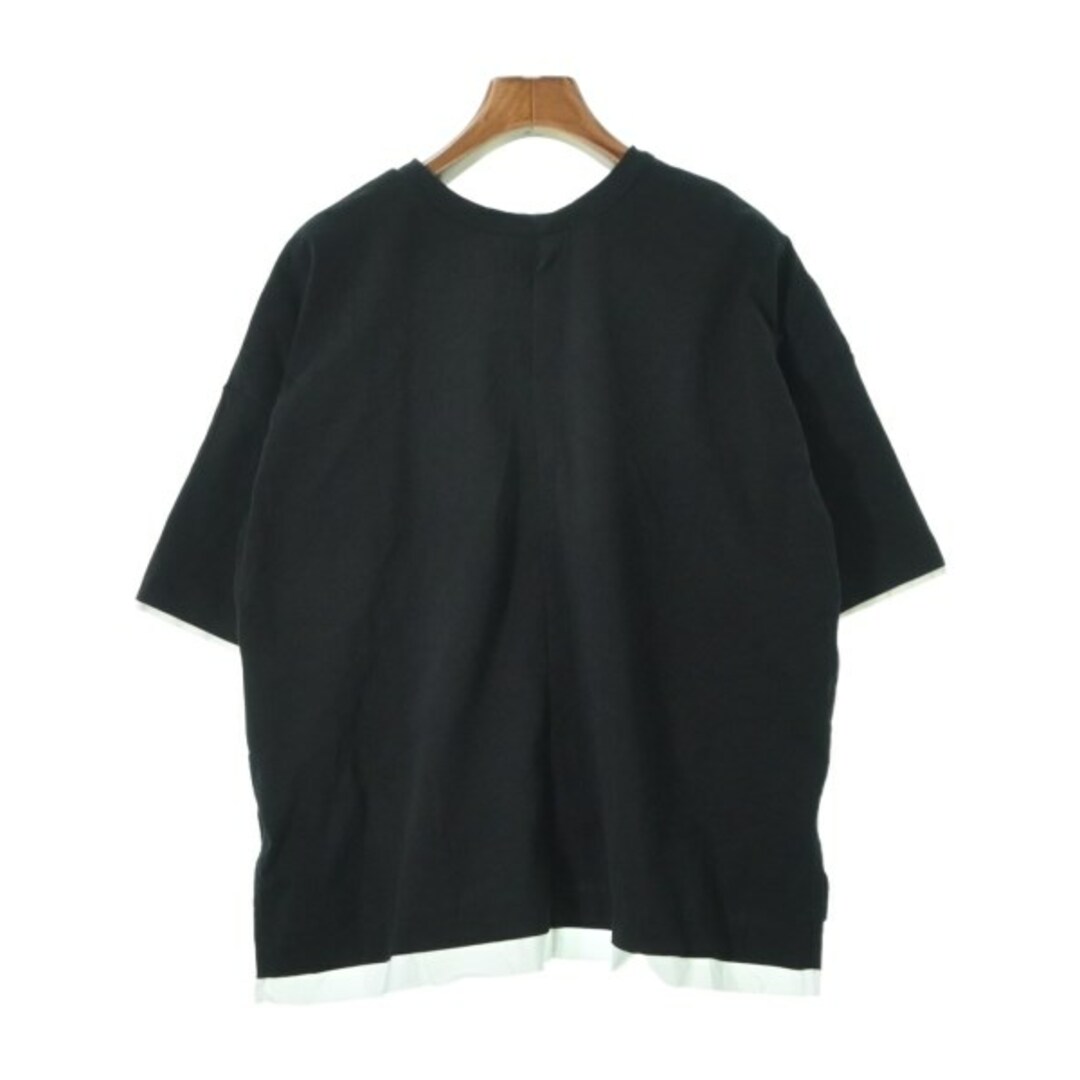 ENFOLD エンフォルド Tシャツ・カットソー 36(S位) 黒x白 【古着】【中古】