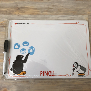 ピングー ＆ピンガ　メッセージホワイトボード白板　ペンギン　非売品