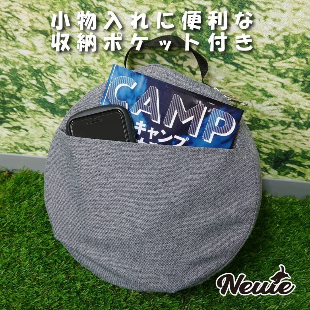 【色: 橙×カラフル】Newie 折りたたみ椅子 アコーディオンチェア 軽量 コ