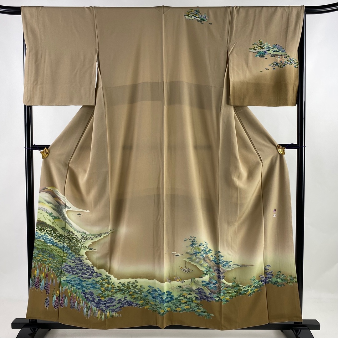 訪問着 身丈158cm 裄丈67cm 正絹 美品 逸品-