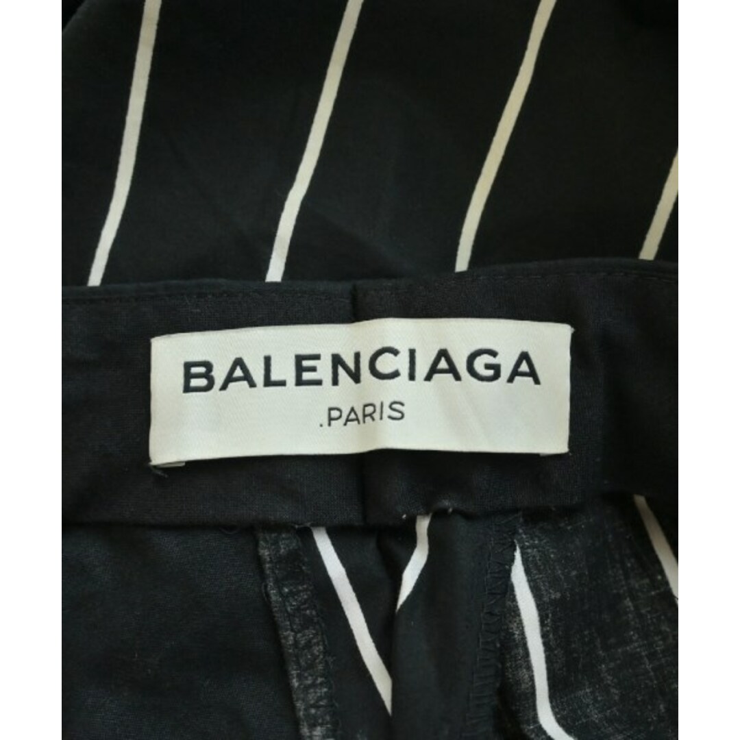 Balenciaga(バレンシアガ)のBALENCIAGA パンツ（その他） 34(XS位) 黒x白(ストライプ) 【古着】【中古】 レディースのパンツ(その他)の商品写真