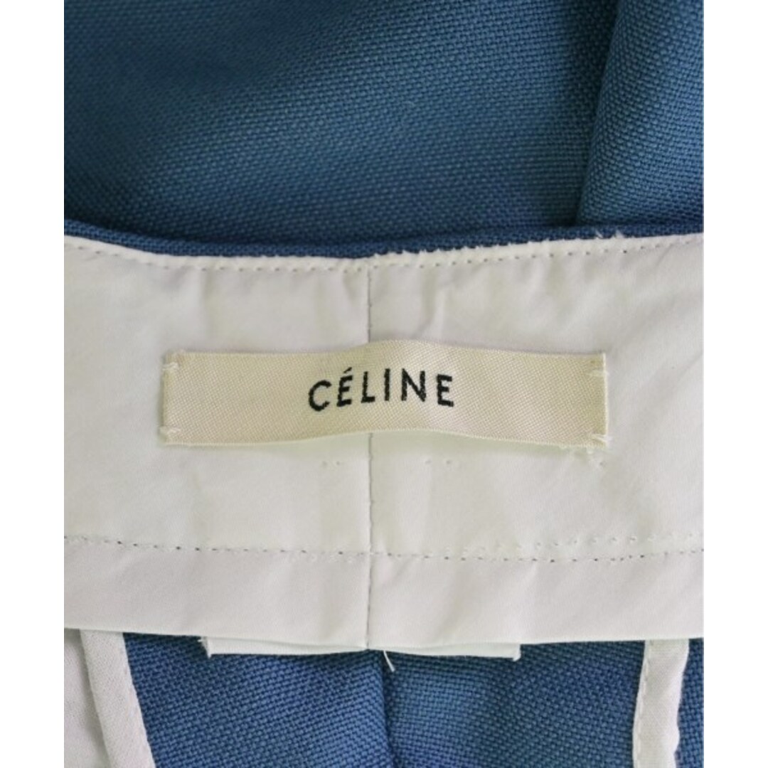 celine(セリーヌ)のCELINE セリーヌ スラックス 42(M位) 青 【古着】【中古】 レディースのパンツ(その他)の商品写真