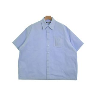 ラフシモンズ(RAF SIMONS)のRAF SIMONS ラフシモンズ カジュアルシャツ S 水色 【古着】【中古】(シャツ)