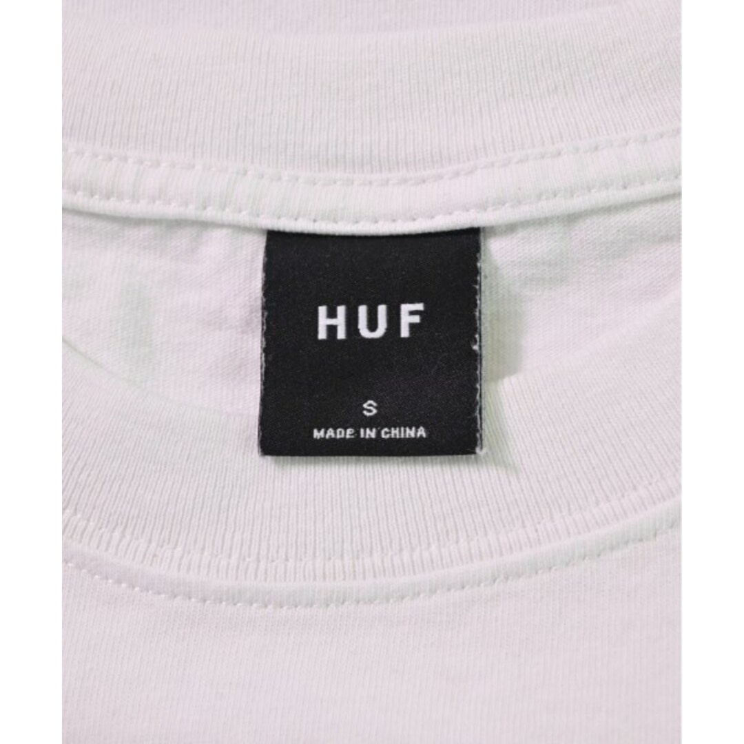 HUF(ハフ)のHUF ハフ Tシャツ・カットソー S 白 【古着】【中古】 メンズのトップス(Tシャツ/カットソー(半袖/袖なし))の商品写真