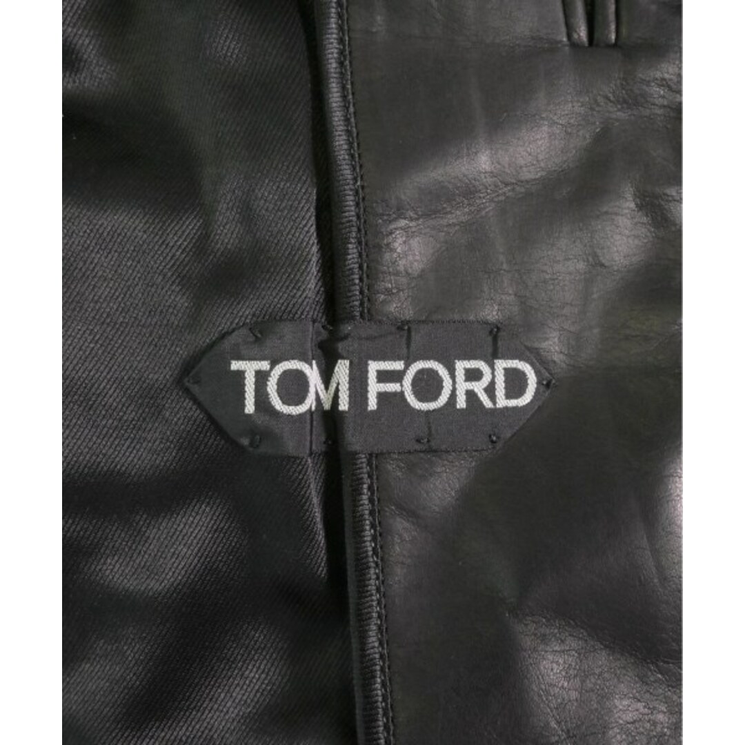 TOM FORD(トムフォード)のTOM FORD トムフォード ライダース 50(XL位) 黒 【古着】【中古】 メンズのジャケット/アウター(ライダースジャケット)の商品写真