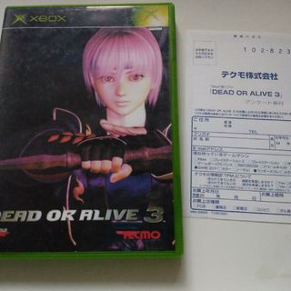 エックスボックス(Xbox)のDEAD OR ALIVE 3 Xbox(家庭用ゲームソフト)
