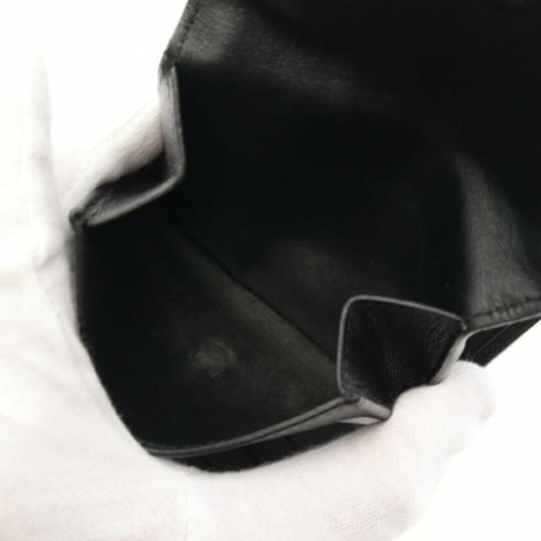 celine(セリーヌ)のスモール トリフォールドウォレット 三つ折り財布 レザー ブラック レディースのファッション小物(財布)の商品写真