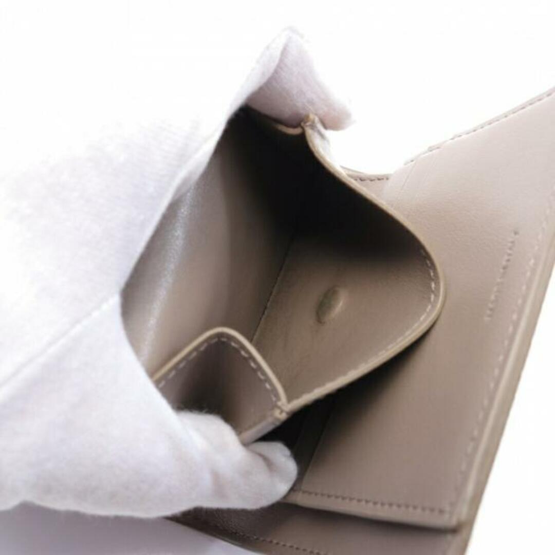 celine(セリーヌ)のスモール トリフォールドウォレット 三つ折り財布 レザー グレー レディースのファッション小物(財布)の商品写真