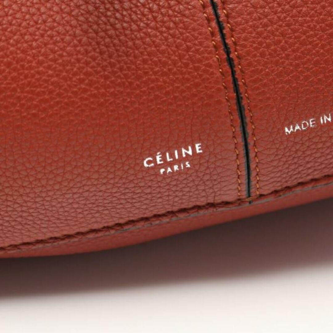 celine(セリーヌ)のトリフォルド ミディアム ハンドバッグ トートバッグ レザー レッドブラウン レディースのバッグ(トートバッグ)の商品写真