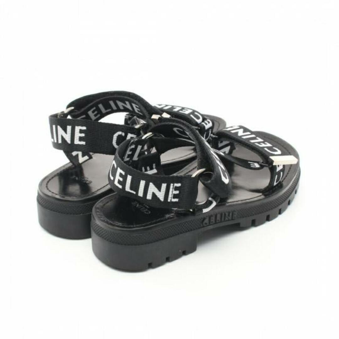celine(セリーヌ)のレオ ストラッピー サンダル ファブリック ブラック レディースの靴/シューズ(サンダル)の商品写真