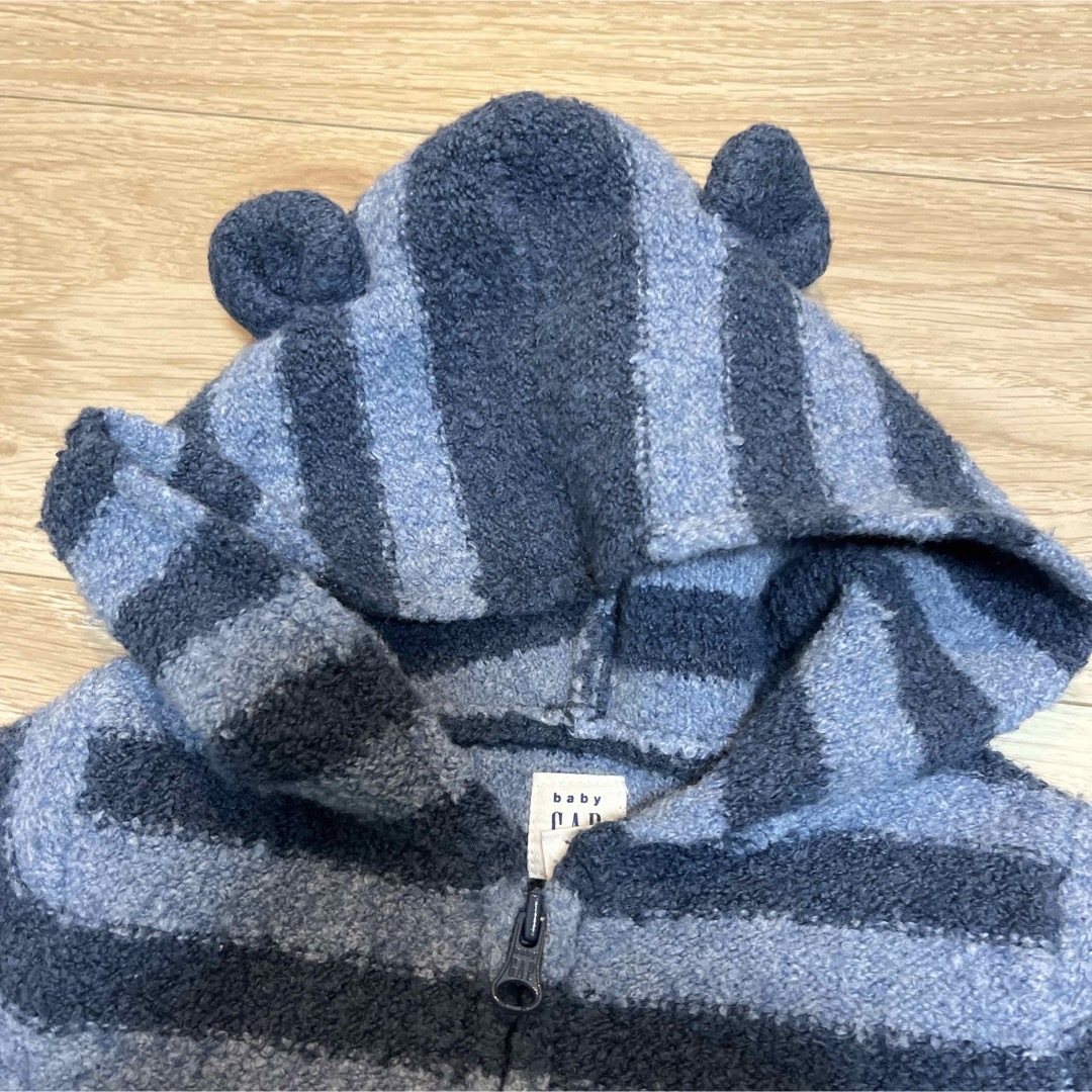 babyGAP(ベビーギャップ)のbaby GAPくまさんアウター12-18months パーカー キッズ/ベビー/マタニティのベビー服(~85cm)(ジャケット/コート)の商品写真