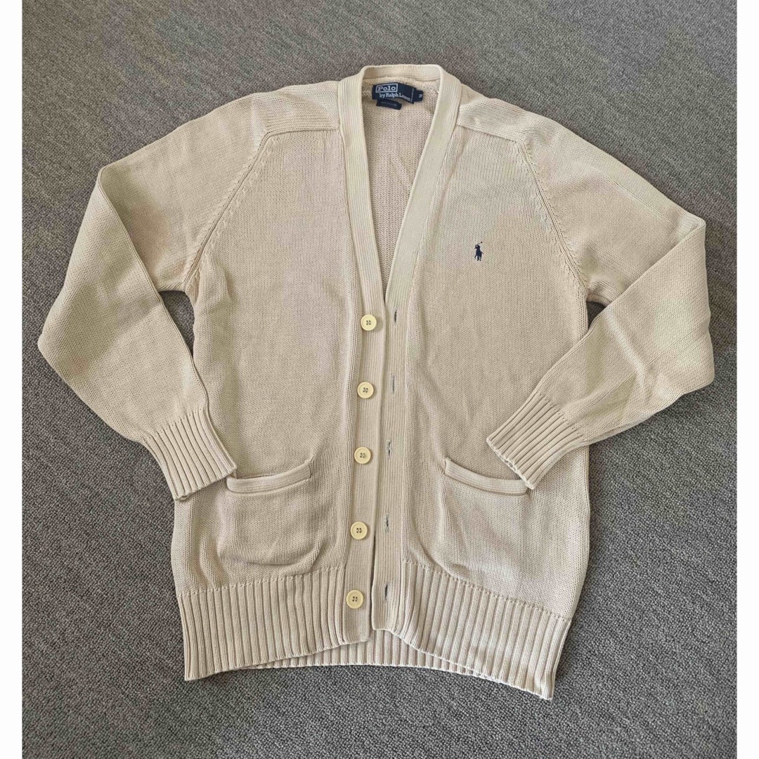 POLO RALPH LAUREN(ポロラルフローレン)のポロラルフローレン  Vニットコットンカーディガン メンズのトップス(カーディガン)の商品写真