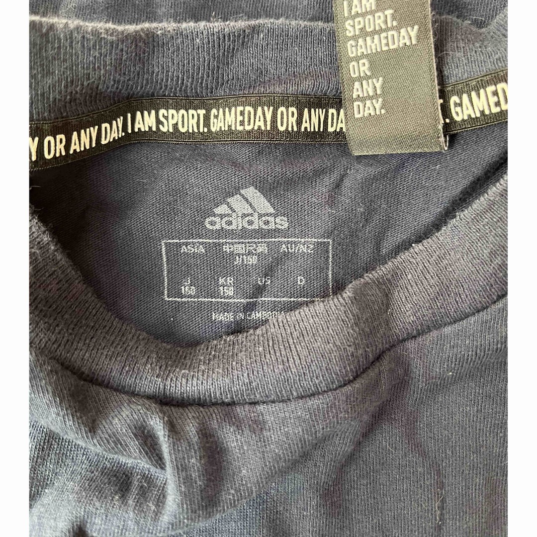 adidas(アディダス)のadidasティシャツ150 キッズ/ベビー/マタニティのキッズ服男の子用(90cm~)(Tシャツ/カットソー)の商品写真
