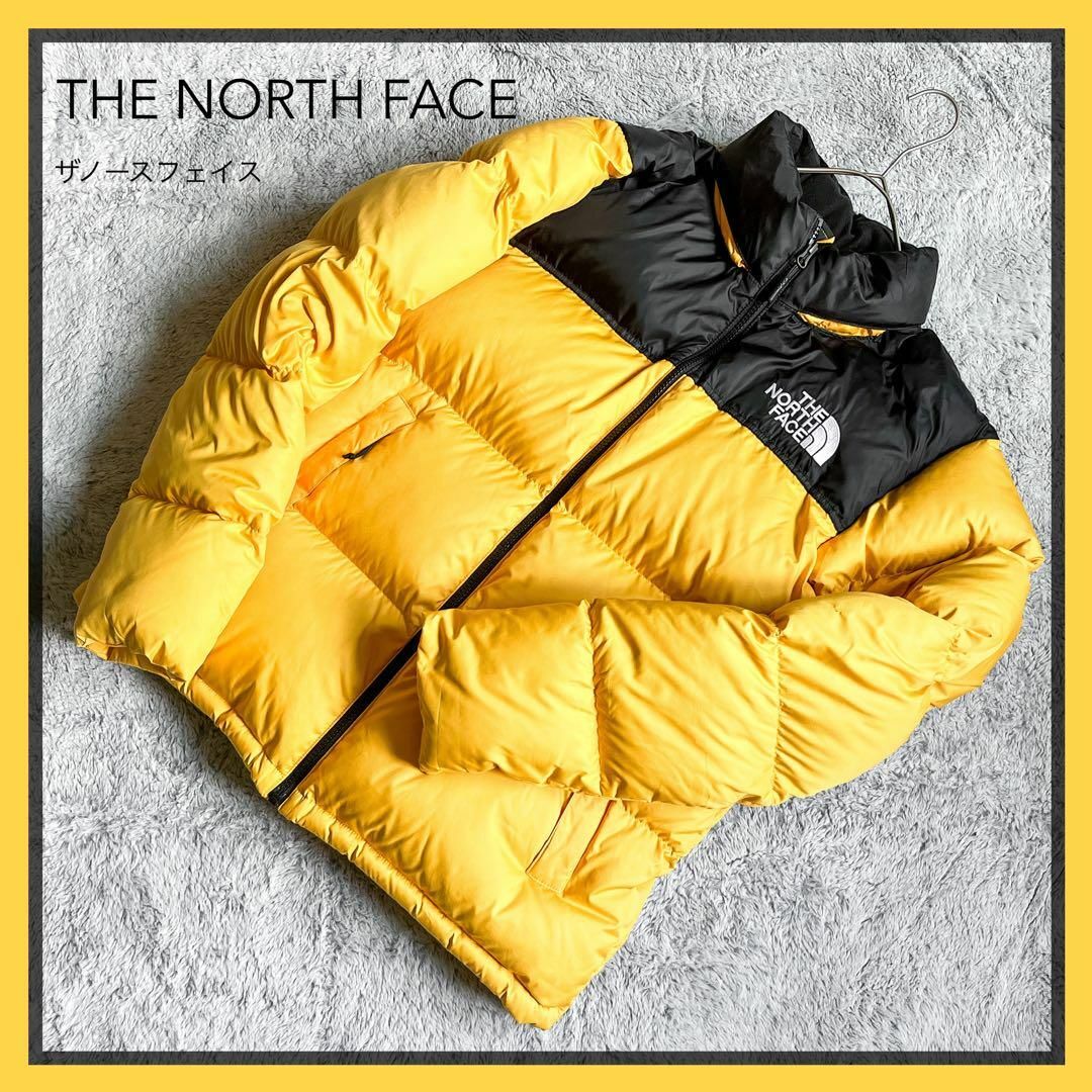 【THE NORTH FACE】RETRO NUPTSE JACKET 黄 M