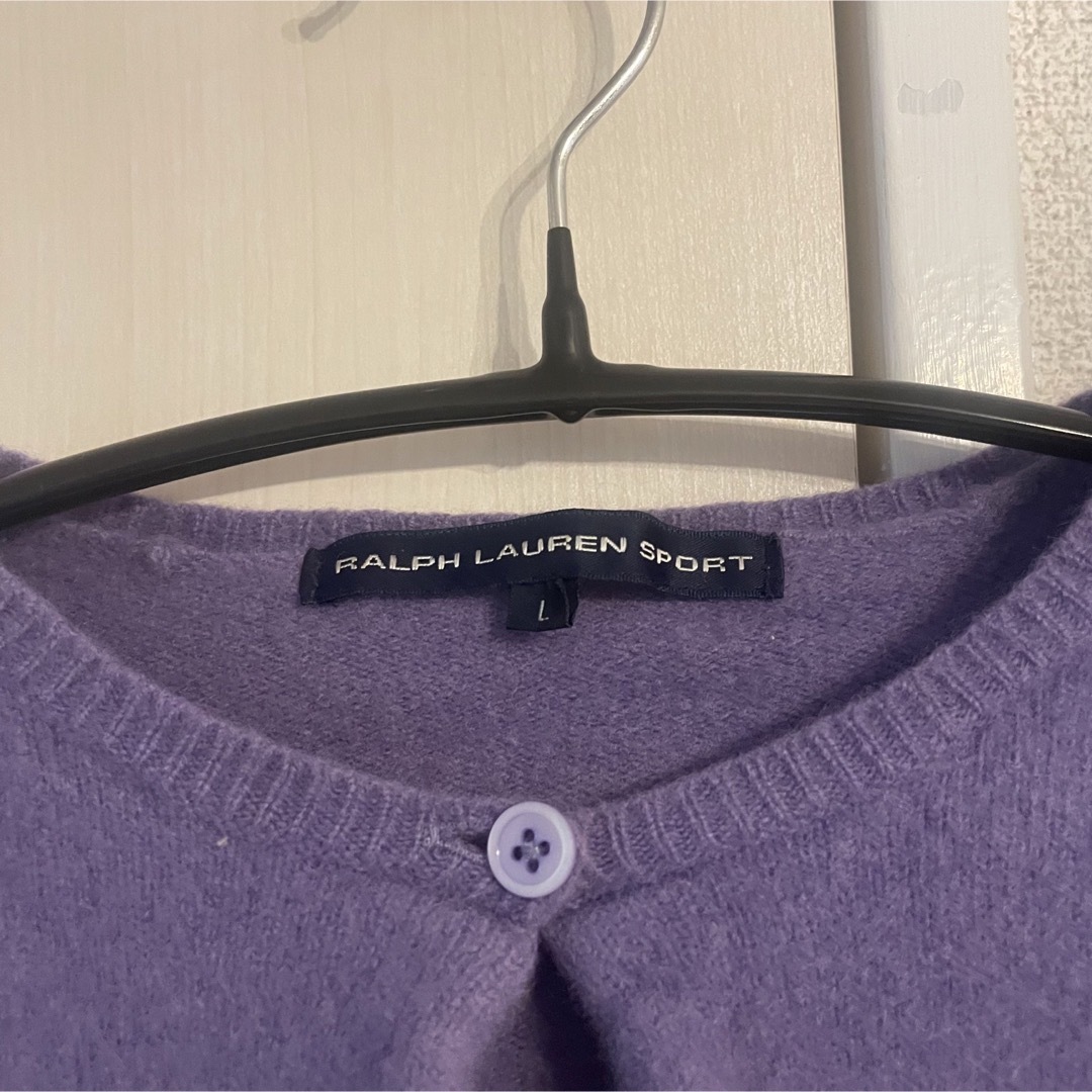 POLO RALPH LAUREN(ポロラルフローレン)のラルフローレン  ポロ　カーディガン　パープル キッズ/ベビー/マタニティのキッズ服女の子用(90cm~)(カーディガン)の商品写真