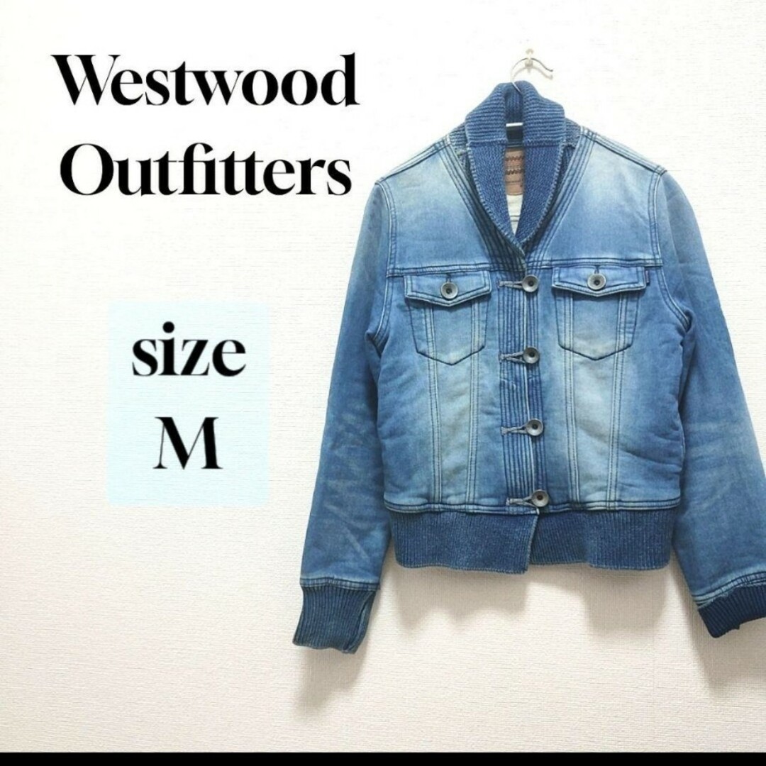 Westwood Outfitters(ウエストウッドアウトフィッターズ)の【Westwood Outfitters】デニム風ジャケット ショート丈 レディースのジャケット/アウター(Gジャン/デニムジャケット)の商品写真