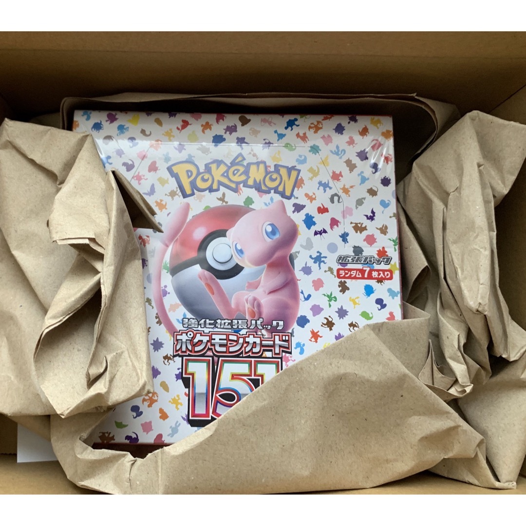 ポケモンカード151 シュリンク付き エンタメ/ホビーのトレーディングカード(Box/デッキ/パック)の商品写真