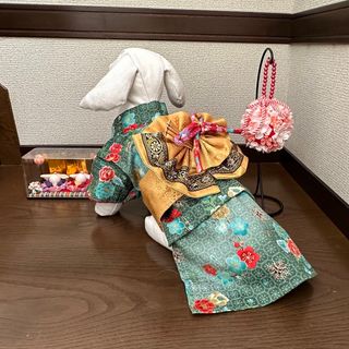 犬服 ハンドメイド 小型犬 着物 DL3③