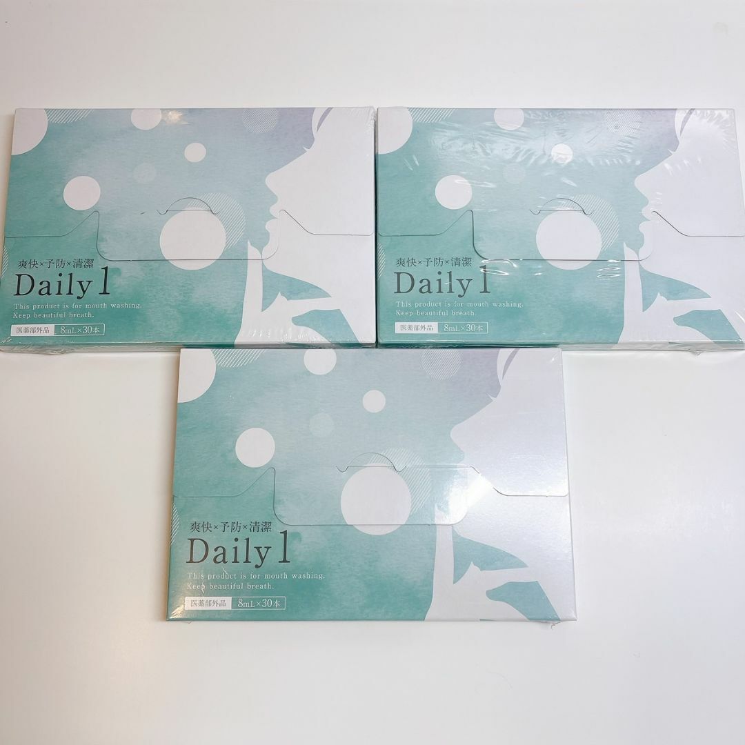 【新品未開封】Daily1 デイリーワン　マウスウォッシュ　3箱（計90本入り）
